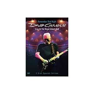  Alfred 40 07424 David Gilmour  Remember That Night  Live 