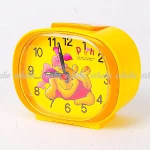    Winnie the Pooh Oval Desktop Alarm Clock Yellow Electronics
