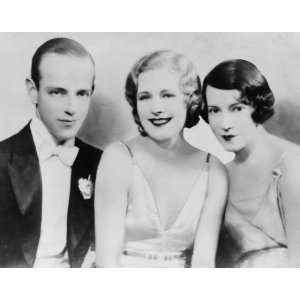  1930 photo Fred Astaire, Marilyn Miller and Adele Astaire 