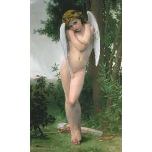  Cupidon by Adolphe William Bouguereau. Size 20.25 X 37.00 