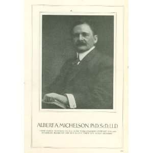  1914 Astronomer Albert A Michelson University Chicago 