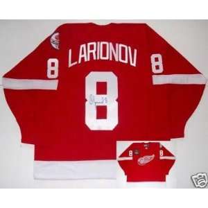 Igor Larionov Signed Uniform   Red Wings 1998 STANLEY CUP