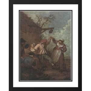  Watteau, Jean Antoine 28x36 Framed and Double Matted 