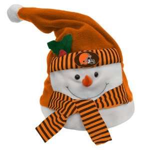  8 NFL Cleveland Browns Animated Musical Christmas Snowman 