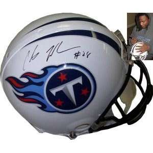 Chris Johnson Signed Titans Full Size Authentic Helmet