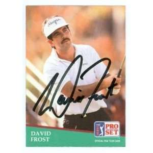  David Frost Autographed Golf Trading Card Sports 