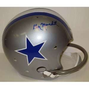 Don Meredith Autographed/Hand Signed Dallas Cowboys Silver RK 