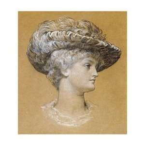 Portrait Of Dorothy Dene by Lord Frederick Leighton. size 23.5 inches 