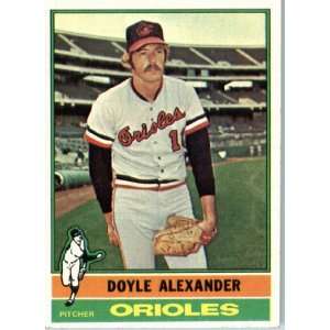 1976 Topps #638 Doyle Alexander Baltimore Orioles Baseball 