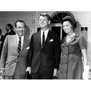 com New York Mayor Robert F. Wagner, Robert F. Kennedy, Ethel Kennedy 