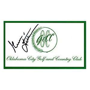 Gene Littler Autographed / Signed Oklahoma City Golf and Country Club 