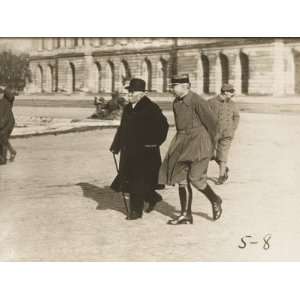  Georges Clemenceau French Politician Walking in Versailles 