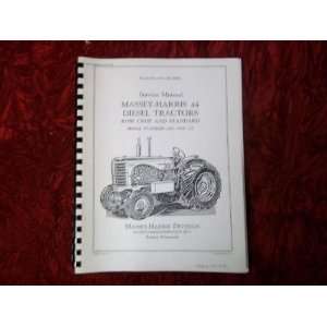   Massey Harris 44 Diesel Tractor OEM Service Manual Massey Harris 44