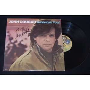 John Cougar Mellencamp   American Fool   Signed Autographed Record 