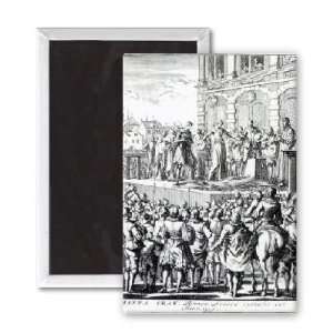 The Execution of Lady Jane Grey, published   3x2 inch Fridge Magnet 