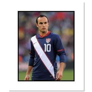 Landon Donovan (USA) 2010 at World Cup Double Matted 8 x 10 