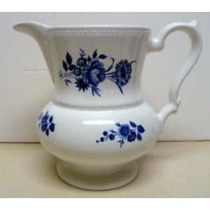  Lord Nelson Pottery England Blue Flowers Pitcher Milk Jug 