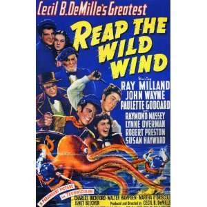  Reap the Wild Wind (1942) 27 x 40 Movie Poster Style B 