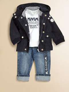 Armani Junior   Infants Hooded Nylon Jacket   Saks 