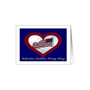  Martin Luther King Day, USA Flag Card Health & Personal 