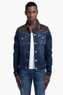 True Religion Jimmy Brown Leather Jacket for men  