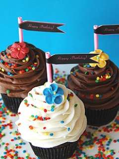 SAS Cupcakes   Happy Birthday Cupcake Collection