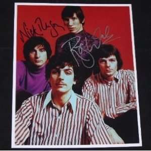 Roger Waters Nick Mason Pink Floyd Hand Signed Authentic Autographed 