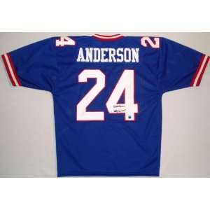  Ottis Anderson Autographed Jersey