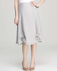 Eileen Fisher Petites 29 A Line Skirt with Pull Cords