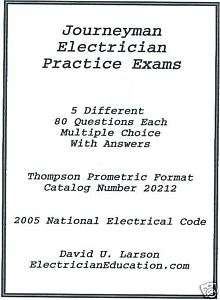 Electrician Practice Exams 2005 Journeyman Prometric  