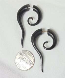 Organic Horn Fake Cheater Ear Plug Taper 0g 8mm c53  