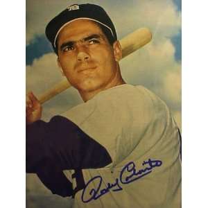 Rocky Colavito Detroit Tigers Autographed 11 x 14 Professionally 