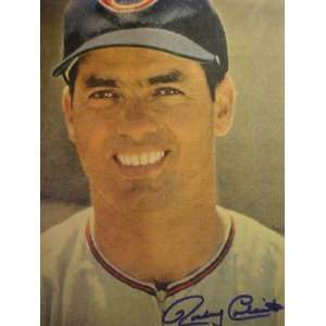 Rocky Colavito Cleveland Indians Autographed 11 x 14 Professionally 