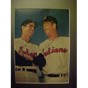 Rocky Colavito & Herb Score Cleveland Indians Autographed 11 X 14 