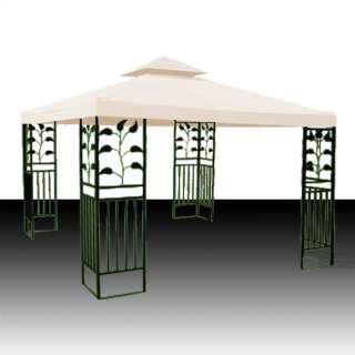 New 10 x 10 Replacement Gazebo Canopy Top Cover Patio 2 Tier Tent 