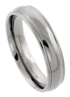  mm (1/4 in.) Domed Comfort Fit Wedding Band Ring with Raised Edges