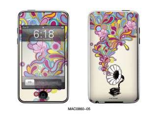 Flame Flower Sticker Skin Cover for iPod touch 3 3G 3rd  