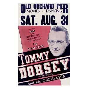 Tommy Dorsey Giclee Poster Print, 24x32 