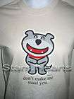 Dog of Glee Cream T Shirt Dont make me maul you sz S
