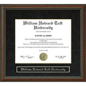  William Howard Taft University Diploma Frame Sports 