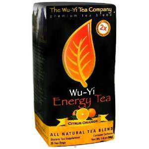 The Wu Yi Tea Company Tea Energy Citrus Orange, 25 Count  