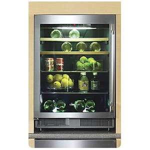  EF24BCSS 24 Beverage Center with 2 Pull Out Wine Racks, 2 Glass 