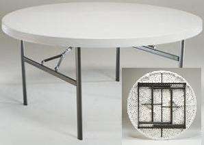 Lifetime 2970 5 60 Round Banquet Folding Outdoor Table  