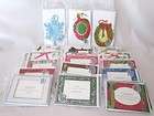 HOLIDAY, CHRISTMAS GREETING CARDS; 51 PCS. SET; HAND CRAFTED; NEW 