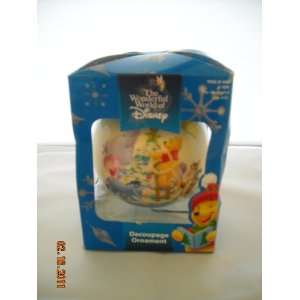   Of Disney Winnie The Pooh Christmas Xmas Ornament Ball
