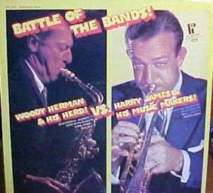 WOODY HERMAN & HARRY JAMES LP BATTLE OF THE BANDS  