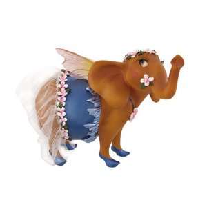  `Ms. Elle` Elephant Fairy Piggy Bank with Blue Dress: Toys 