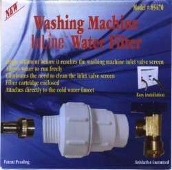 Washing Machine Inline Water Filter 85470  