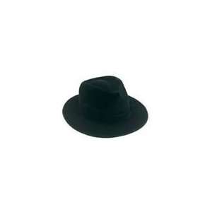  Black Velour Gangster Hats (12 Pack) Health & Personal 