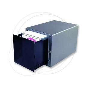    80 Disc One Touch CD/DVD Storage Box, Filing System: Electronics